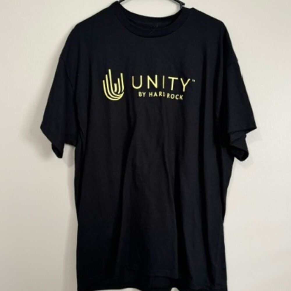 USED Men's Hardrock Short Sleeve Shirt Unity Color Black Size XL
